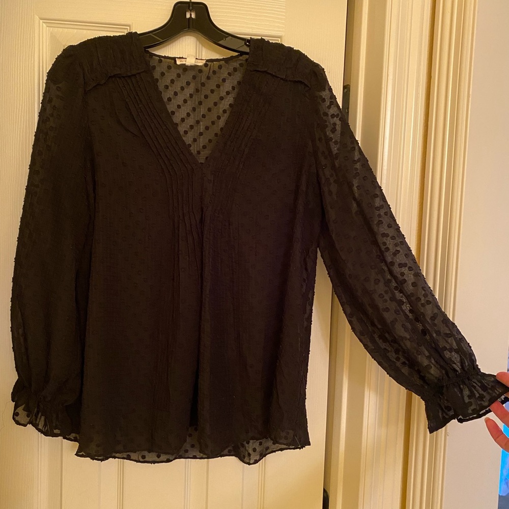 Sheer Textured Blouse